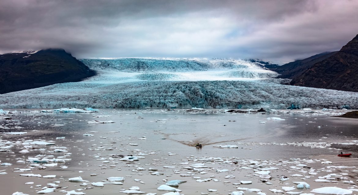 Island, Suedisland, Gltescherlagune Fjallsarlon, Gletscher, Gletscherzunge, Eisberge, Bootstour, Zodiac, Eis, Fotowettbewerb 2018