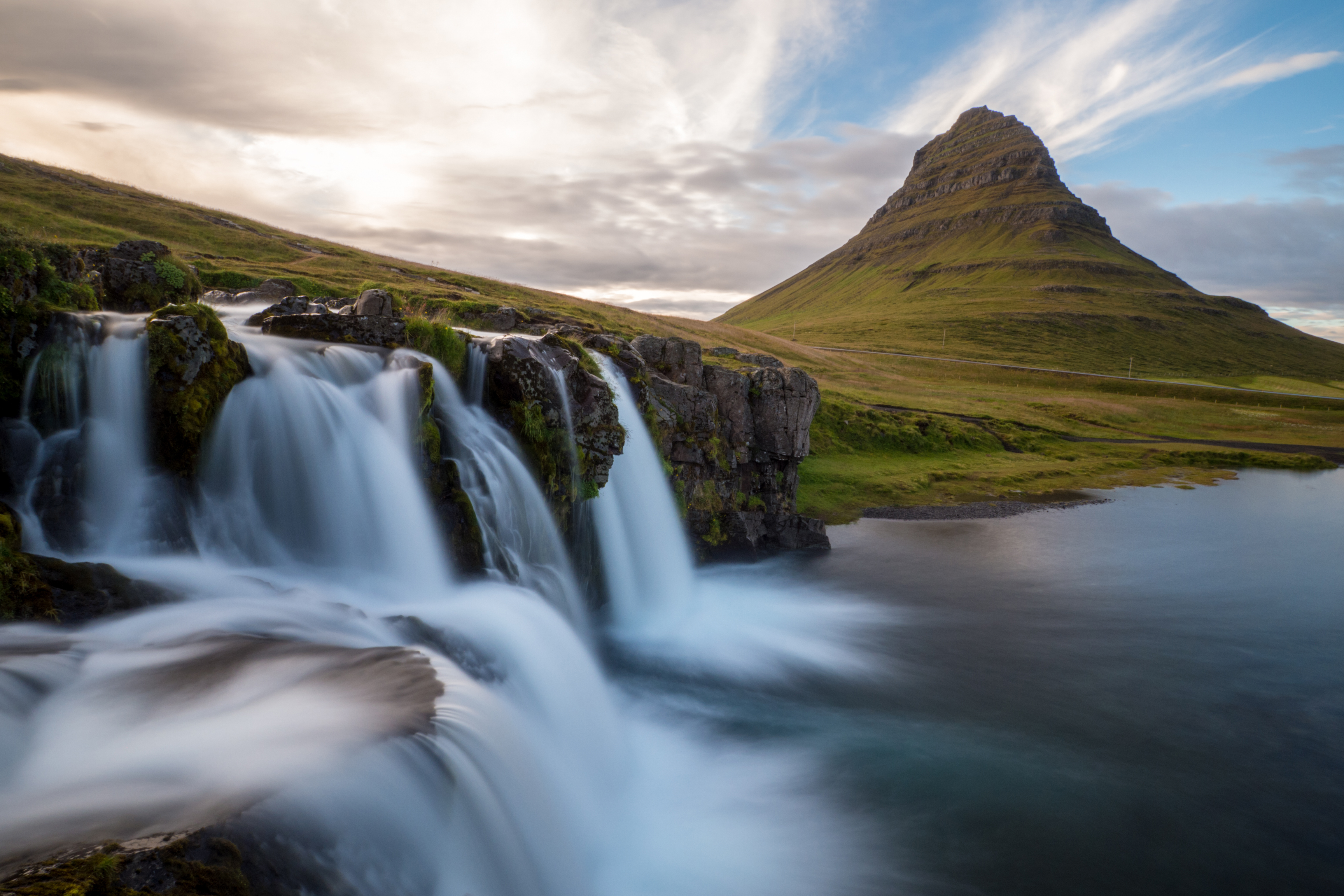 Island, Nordisland, Westfjorde, Kirkjufell, Wasserfall, Landschaft, Natur, 2015