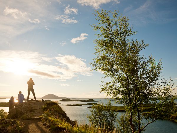 Myvatn See Sonnenuntergang