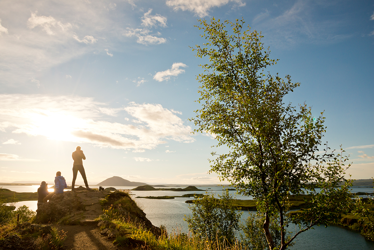 Myvatn See Sonnenuntergang