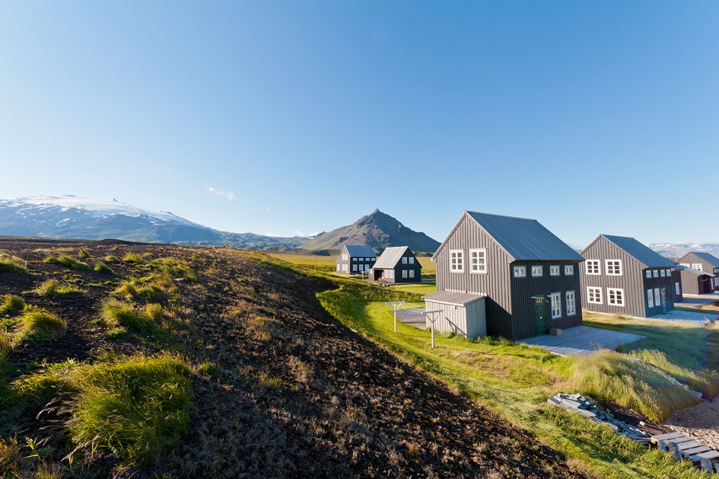 Ferienhaus Heillasteinn in Island