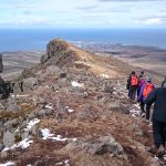 Katla Team wandert auf den Hausberg von Akranes - Akrafjall