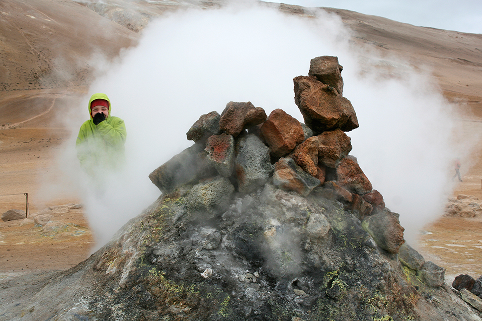 Kind, geysir, Ferienhaus in Nordisland, Top 3, Mývatn see, namafjall, námaskard