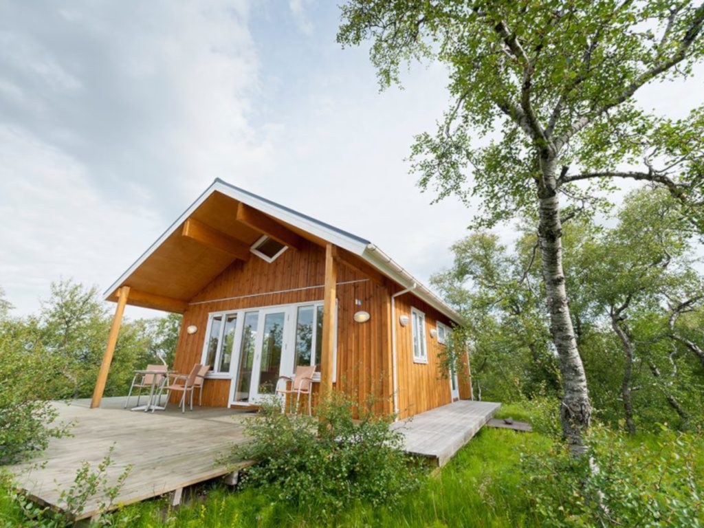 Island-Ferienhaus mit Terrasse