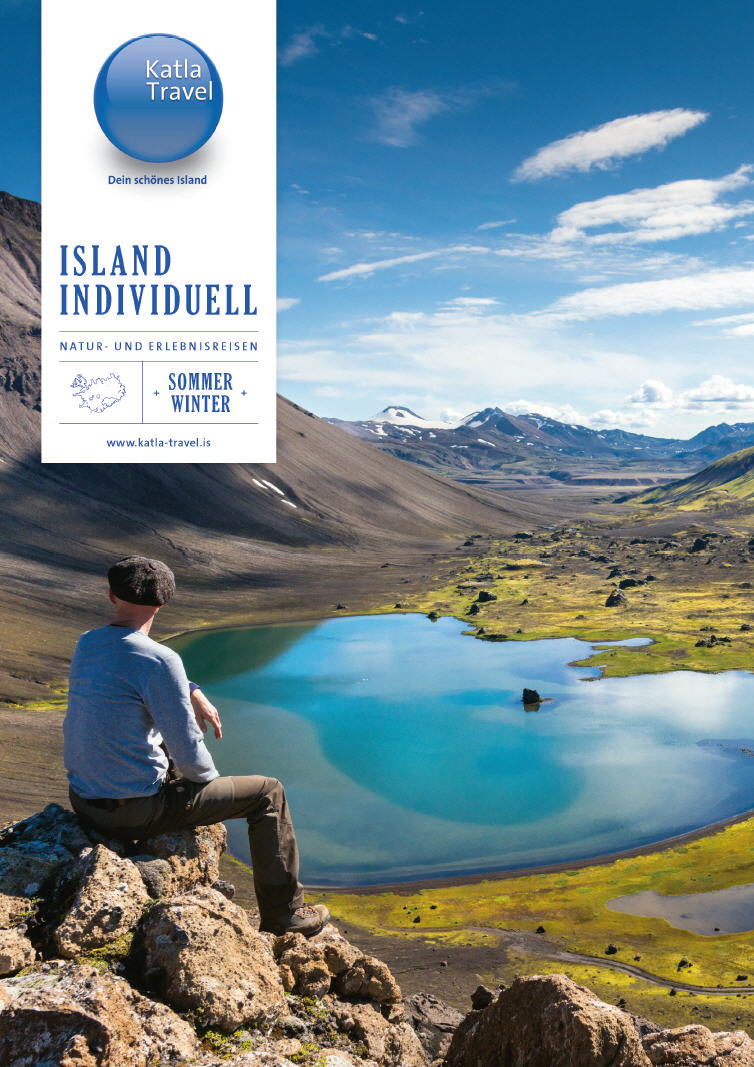 Titelbild des Katla Travel Reisekataloges Islandreisen