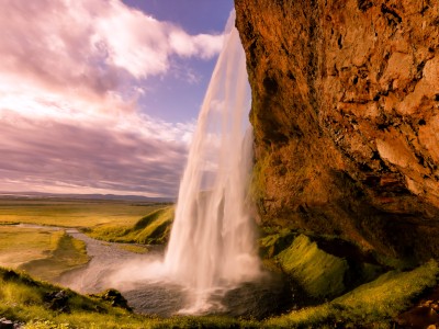 Seljalandsfoss-Wasserfall in Island