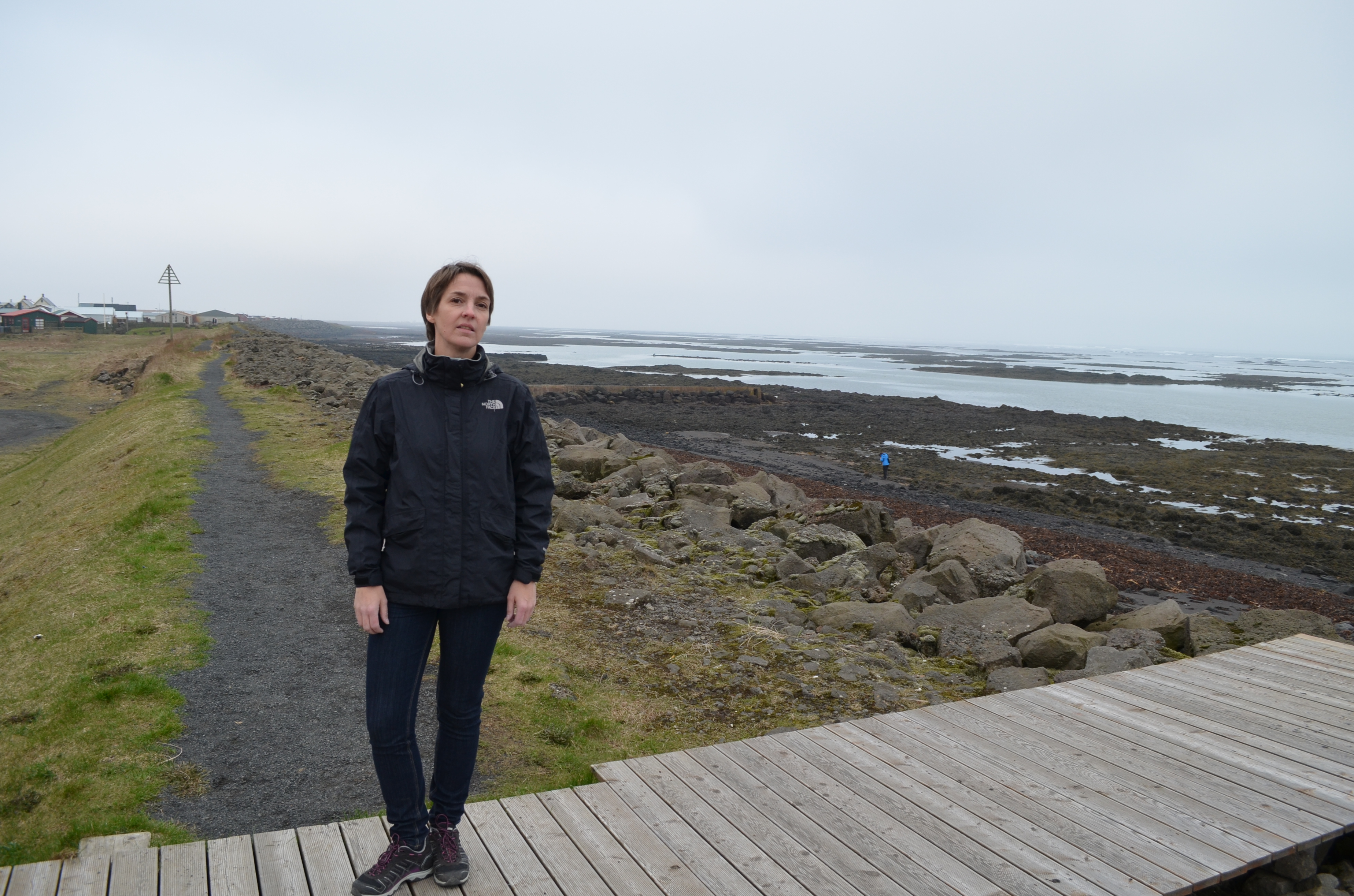 Julia am Meer von Eyrarbakki