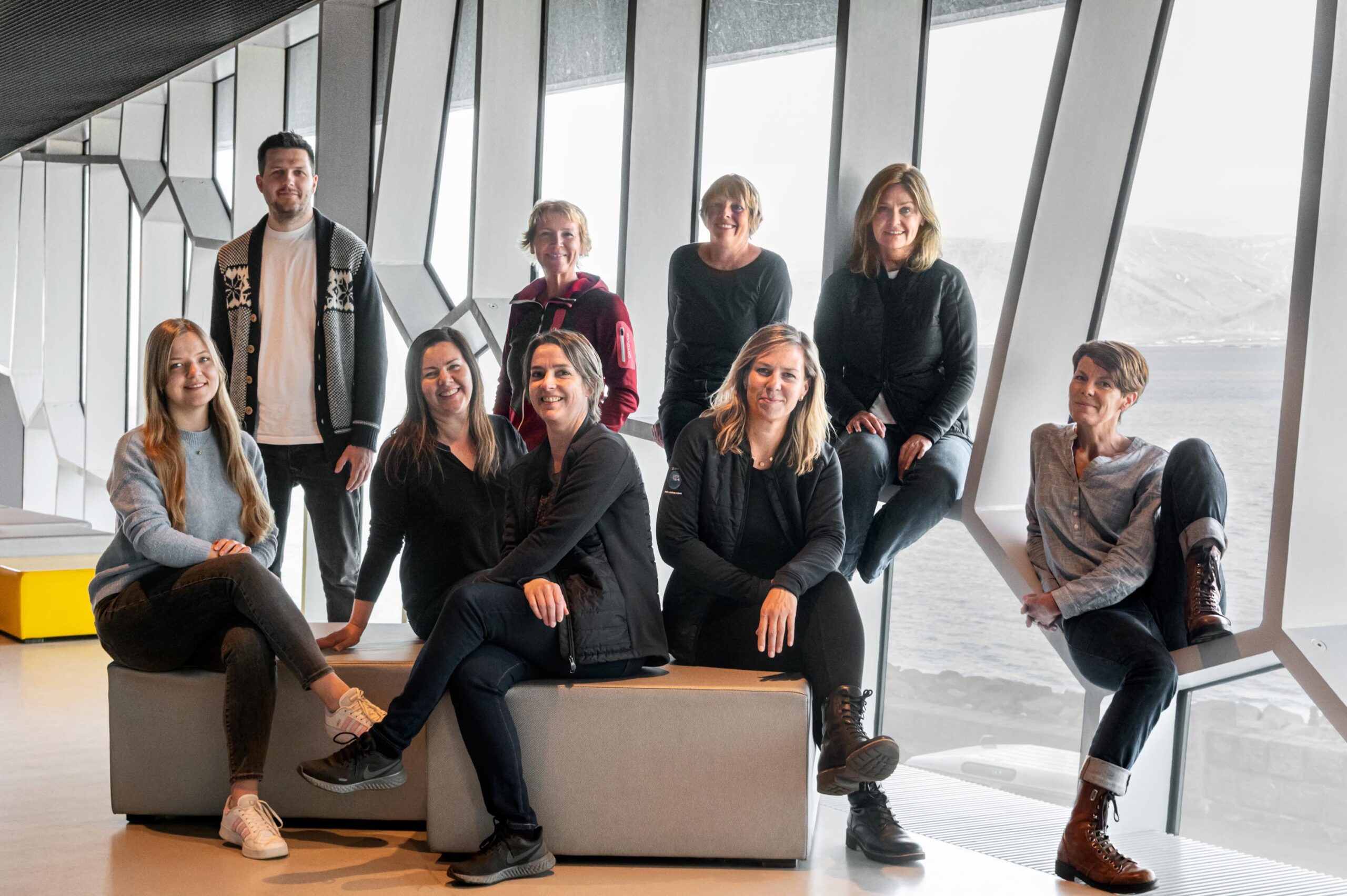 Katla Travel Team in Harpa Konzerthaus