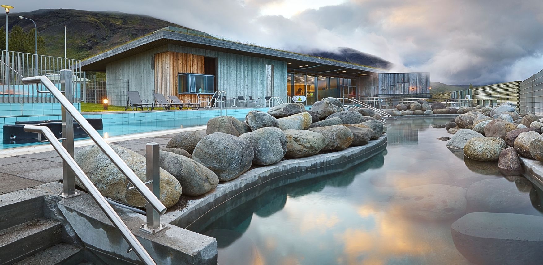 Heiße Quellen in Fontana Bad nahe Hotel Örk