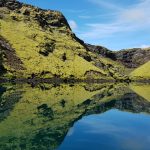 Vulkanisches Gebiet von Lakagigar in Islands Hochland im Südosten